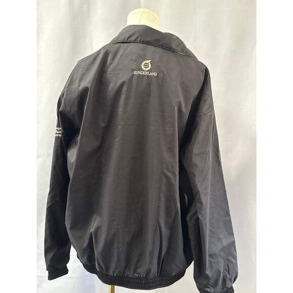 Women’s Sunderland of Scotland Black Windbreaker Jacket Sz M - Picture 3 of 4